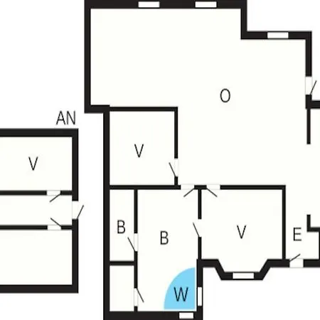 8 Person In Glesborg Casa de Férias